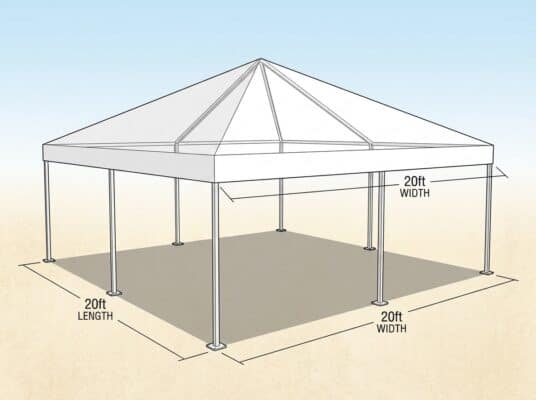 20×20 Premium Frame Tent