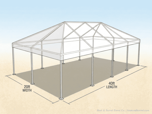 20×40 Premium Frame Tent