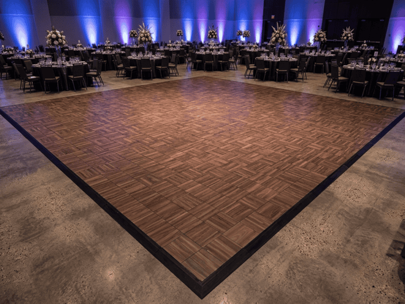 Espresso Oak Dance Floor — Indoor & Hard Surface