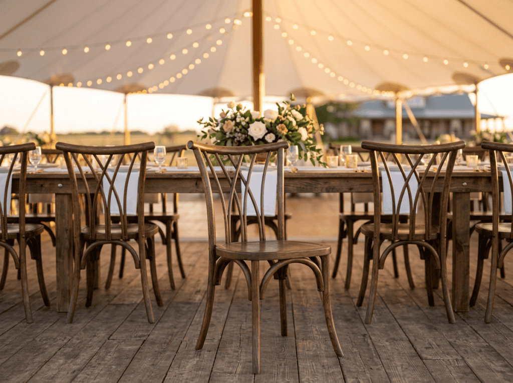 Chairs rental — Boot & Barrel Event Co.