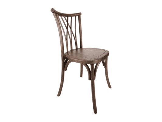 Fruitwood willow chair rental in Glen Rose TX — Boot & Barrel Event Co.